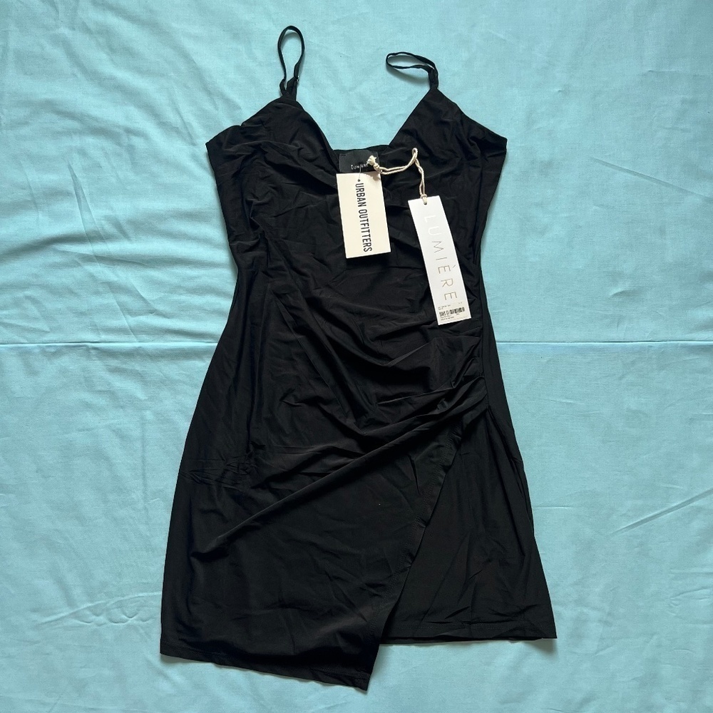 NWT Lumiere X Urban Outfitters Black Bodycon Mini Dress